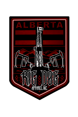 Badge Red and White