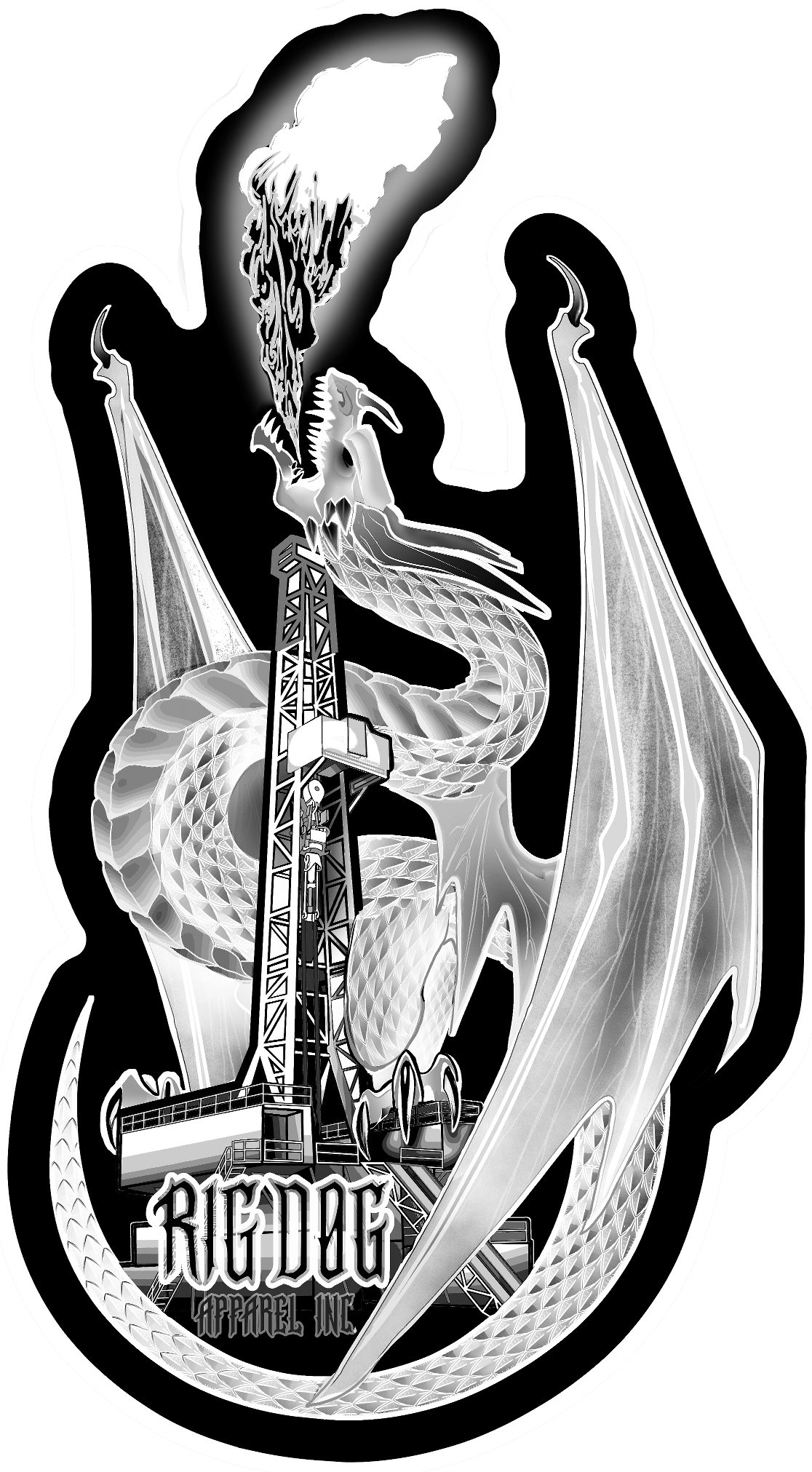 Drill Dragon White