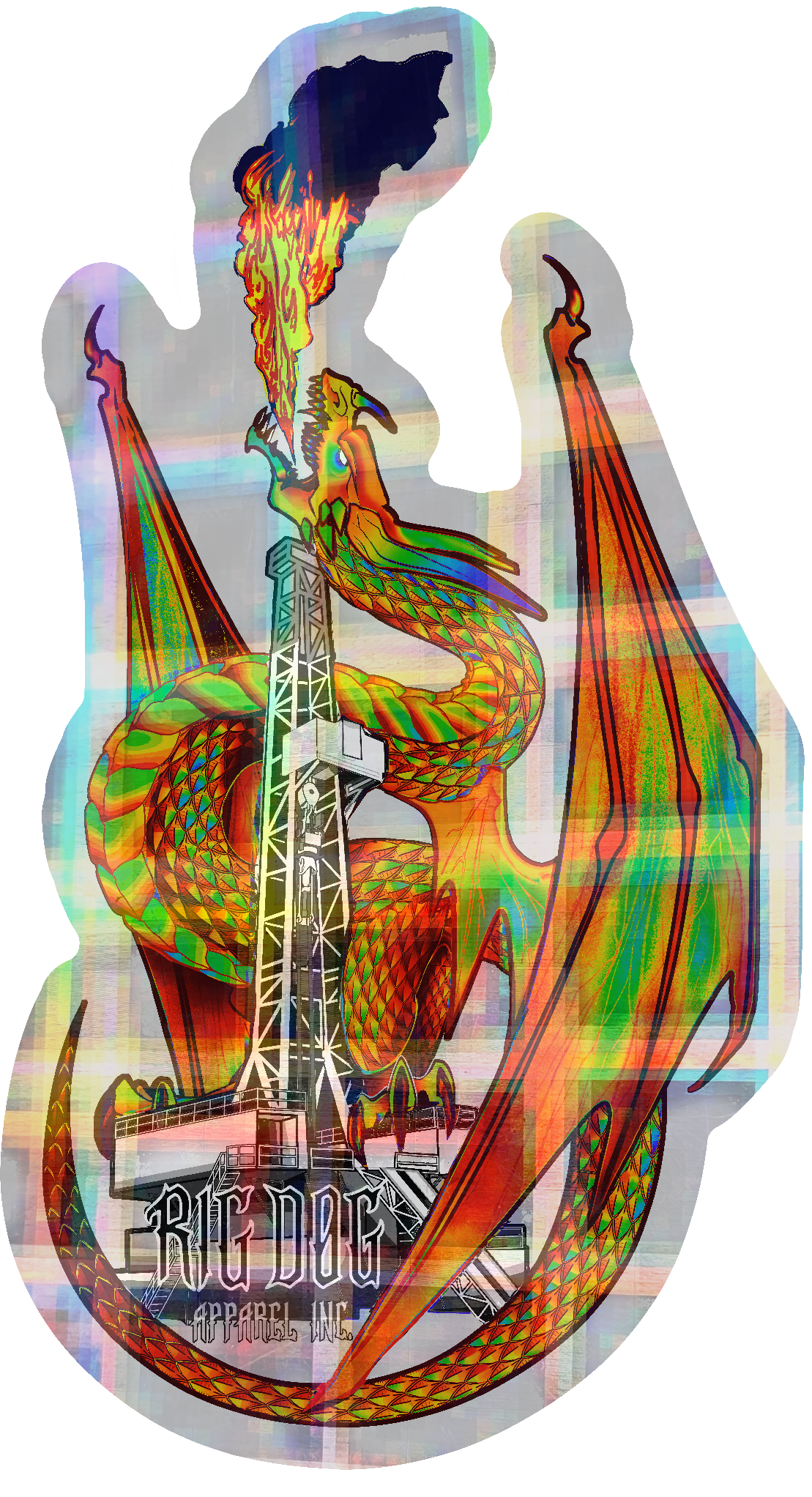 DRILL DRAGON HOLOGRAPHIC