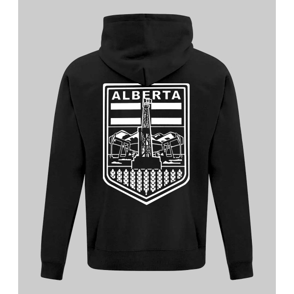 BERTA BADGE 2.0 SWEATER WHITE ON BLACK