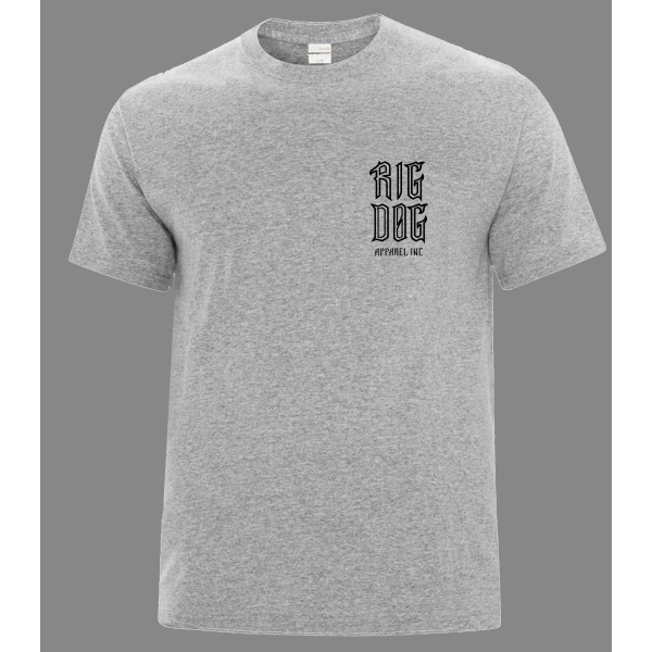BERTA BADGE 2.0 T-SHIRT BLACK ON GREY - Image 2