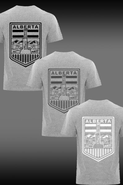 BERTA BADGE 2.0 GREY T-SHIRT