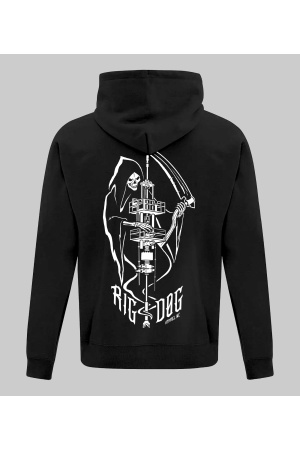 SNUB REAPER SWEATER WHITE ON BLACK