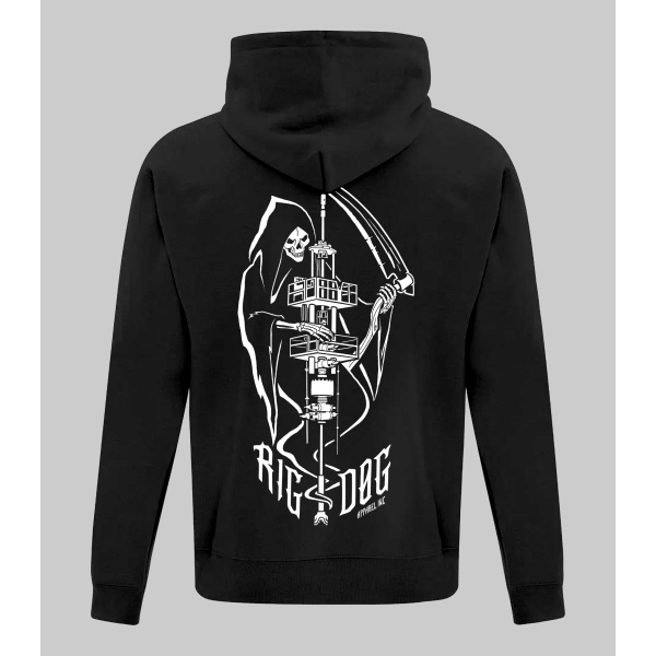 SNUB REAPER SWEATER WHITE ON BLACK