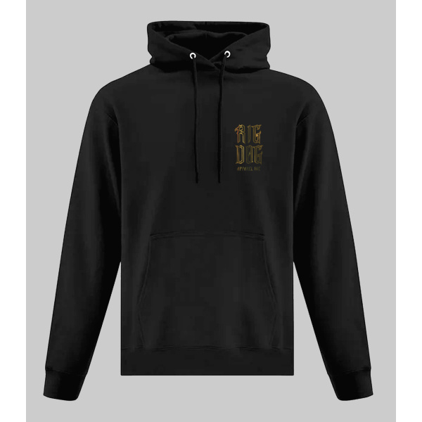 BERTA BADGE 2.0 SWEATER GOLD ON BLACK - Image 3