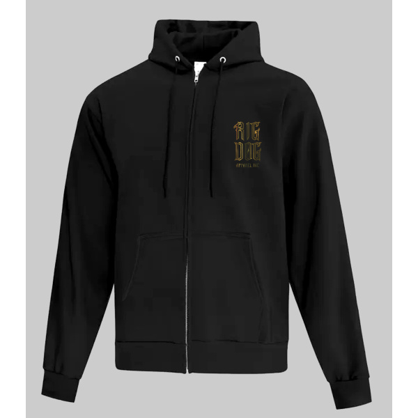 BERTA BADGE 2.0 SWEATER GOLD ON BLACK - Image 2