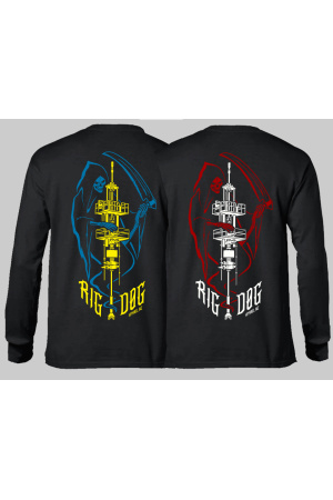 SNUB REAPER BLUE/YELLOW-RED/WHITE LONGSLEEVE