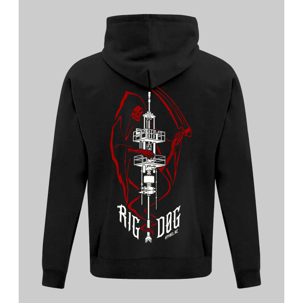 SNUB REAPER SWEATER - RED AND WHITE